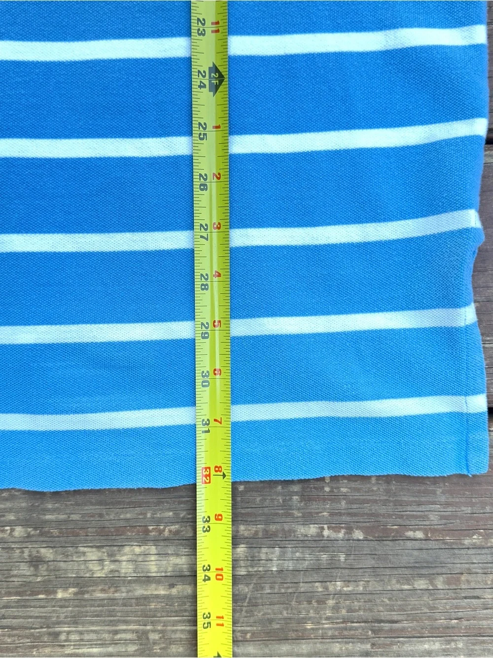 Polo Ralph Lauren Classic Men’s L Blue Striped Polo Shirt Cotton Short Sleeve